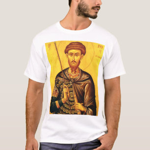 Orthodoxe Ikone des Heiligen Theodor Tiron T-Shirt