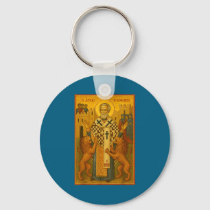 Orthodoxe Ikone des Hl. Ignatius von Antiochien Schlüsselanhänger
