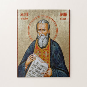 Orthodoxe Ikone des hl. Johannes von Kronstadt Puzzle
