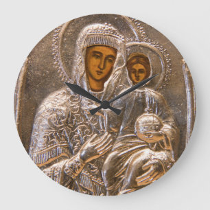 Orthodoxe Ikone Große Wanduhr