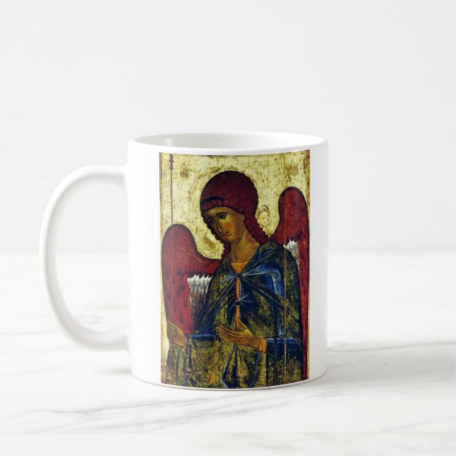 Orthodoxe Ikone Heiliger Engel Gabriel Kaffeetasse (Links)