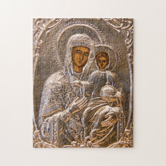 Orthodoxe Ikone Puzzle (Vertikal)