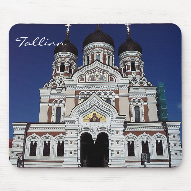 Orthodoxe Kirche von Tallinn Mousepad (Vorne)
