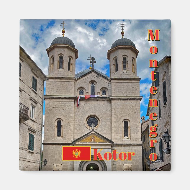 Orthodoxe Kirchen in Kotor, Montenegro - Reise Magnet (Vorne)