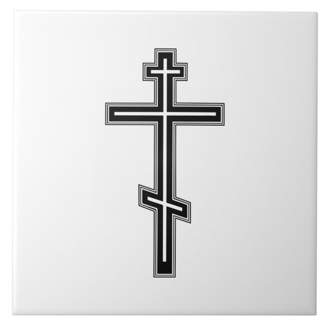 Orthodoxe Kreuz Fliese (Vorderseite)