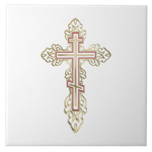 Orthodoxe Kreuz Fliese