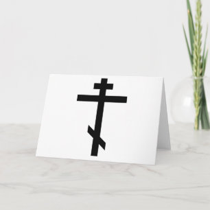 Orthodoxe Kreuz Karte
