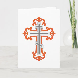 Orthodoxe Kreuz Karte