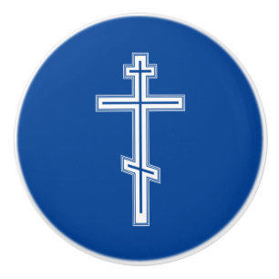 Orthodoxe Kreuz Keramikknauf