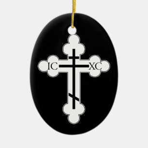 Orthodoxe Kreuz Keramikornament