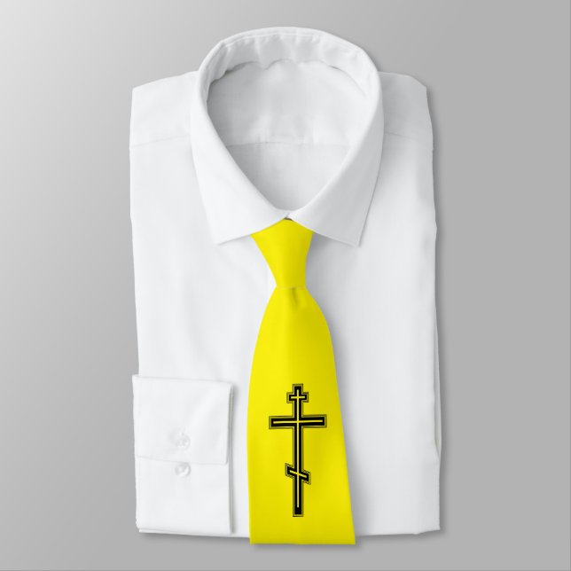 Orthodoxe Kreuz Krawatte (Gebunden)