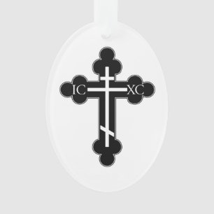 Orthodoxe Kreuz Ornament