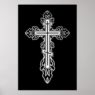 Orthodoxe Kreuz Poster
