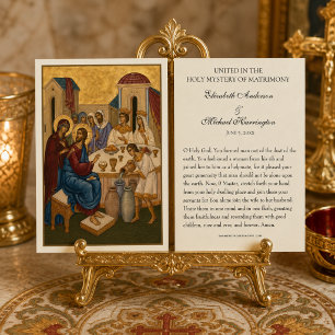 Orthodoxe Ostritus-Byzantinische Hochzeit Heilige
