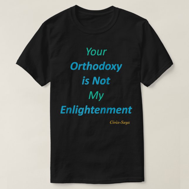Orthodoxe T-Shirt (Design vorne)