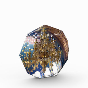 Orthodoxe Weihnachten. Die reiche Dekoration Fotoblock