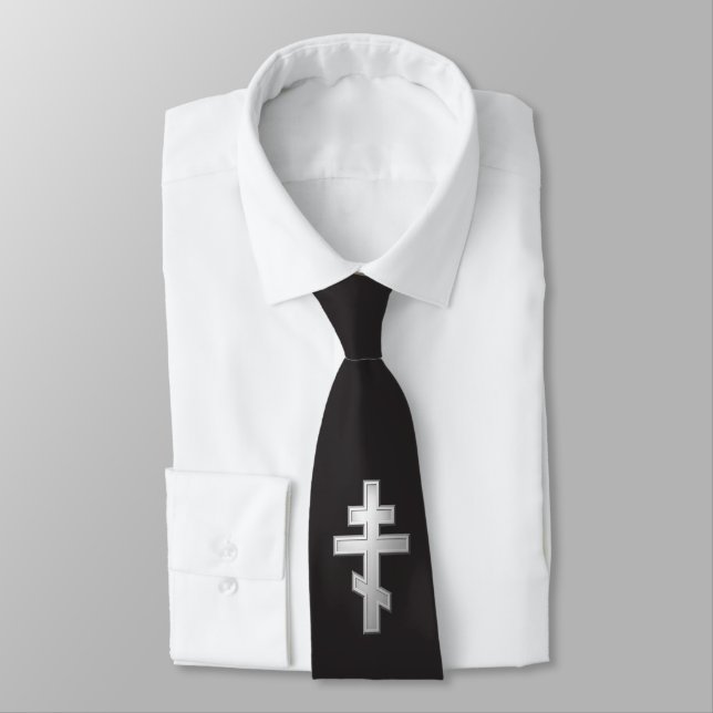 Orthodoxenkreuz Krawatte (Gebunden)