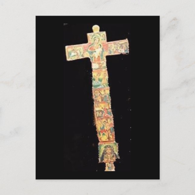 Orthodoxenkreuz Postkarte (Vorderseite)