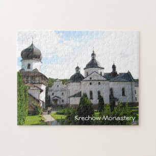 Orthodoxes Kloster Krechow, Ukraine-Puzzlespiel Puzzle