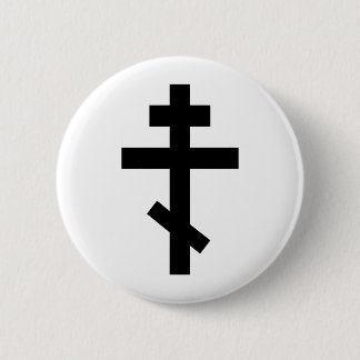 Orthodoxes Kreuz Button