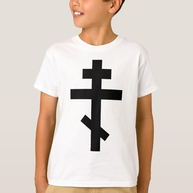 Orthodoxes Kreuz T-Shirt (Vorderseite)