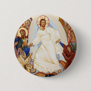 Orthodoxes Symbol der Anastasenresurrektion Button