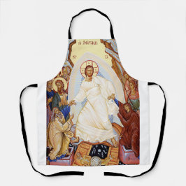 Orthodoxes Symbol der Anastasenresurrektion Schürze