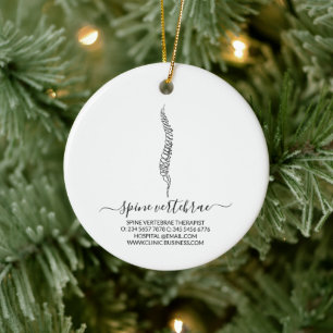 Orthopäde Chiropraktiker Keramik Ornament