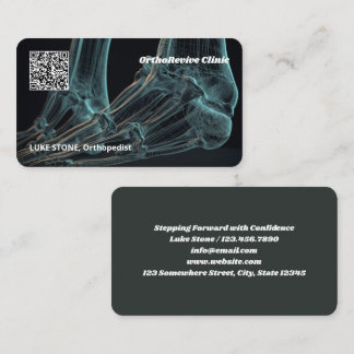 Orthopädie Custom QR Visitenkarte