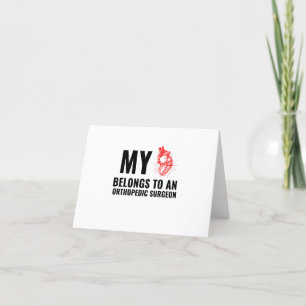 Orthopädie Feiertagskarte