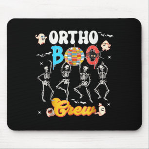Orthopädie Halloween Boo Crew Skeleton Danci Mousepad