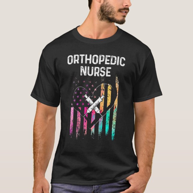 Orthopädie Krankenschwester Ortho Krankenpflege Rn T-Shirt (Vorderseite)