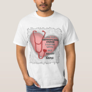 Orthopädie Nurse Red Heart T - Shirt