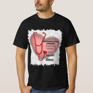 Orthopädie Nurse Red Heart T - Shirt