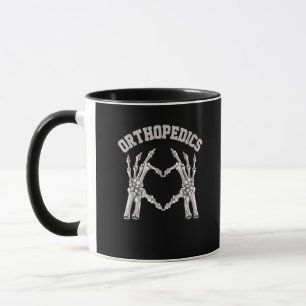 Orthopädie Skeleton Hand Herz Ortho Nurse Rn Cre Tasse