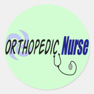 Orthopädische Geschenke Runder Aufkleber