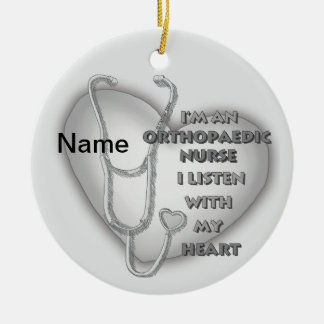 Orthopädische Krankenschwester Keramik Ornament