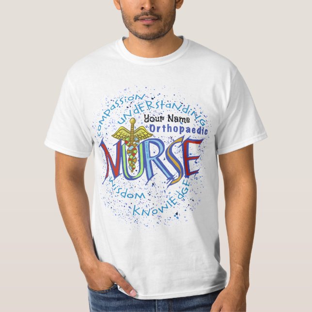 Orthopädische Krankenschwester Motto T - Shirt (Vorderseite)