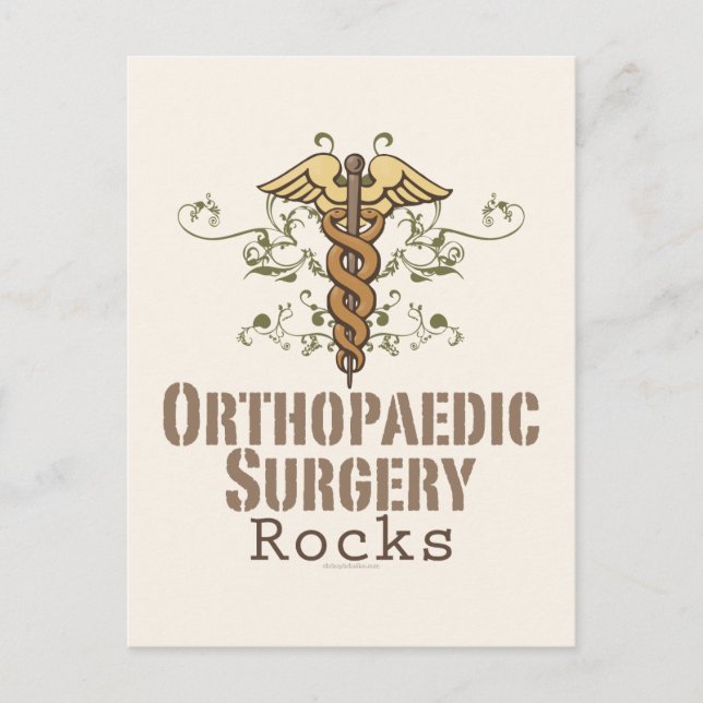 Orthopädische Operation Rocks Postkarte (Vorderseite)