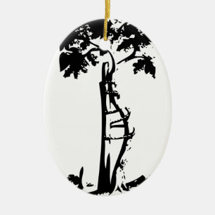 Orthopädischer Kegelbaum Keramik Ornament