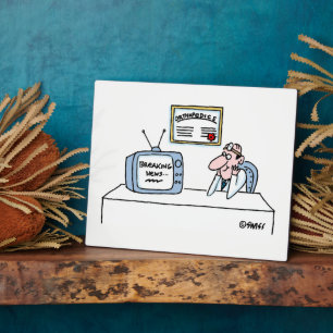 Orthopädist Cartoon Funny Medical Office Plaque Fotoplatte