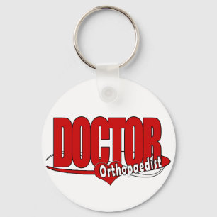 ORTHOPEDISTISCHES LOGO BIG RED DOCTOR SCHLÜSSELANHÄNGER