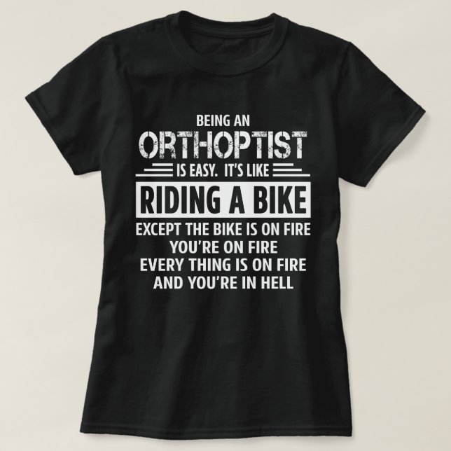 Orthoptist T-Shirt (Design vorne)