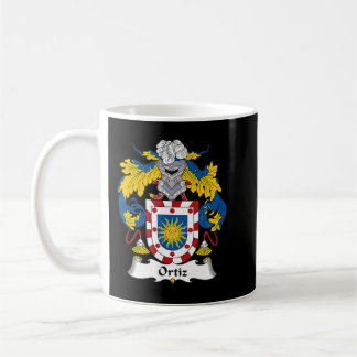 Ortiz Coat of Arms Familienwappen Kaffeetasse