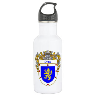 Ortiz Wappen/Familienwappen Trinkflasche