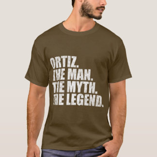 OrtizOrtiz Familienname Ortiz Nachname Ortiz Surna T-Shirt