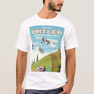 Ortler - Südtirol, Italien - Reiseplakat T-Shirt