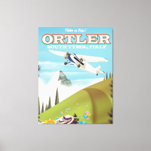Ortler - Südtirol, Italien Reiseposter Leinwanddruck