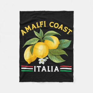 Ortschaft an der Amalfiküste Italienische Zitronen Fleecedecke