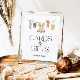 Ortseigene Bauern Marktbuch- und Geschenkzeichen Poster